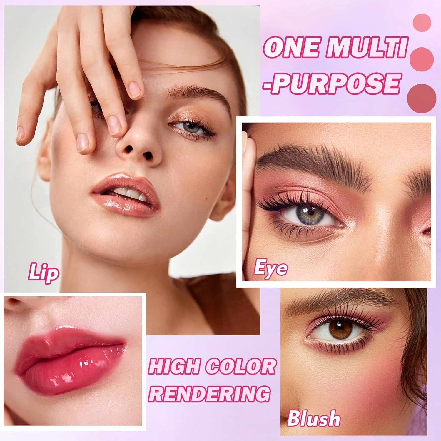 4 Colors Lip Tint Lip Stain Lip Tint Stain Set Plumping Lip Gloss Set Tinta Para Labios Hydrating Moisturizing Liquid Lipstick Non Stick Cup Lip Color Makeup (#01#02#03#04)