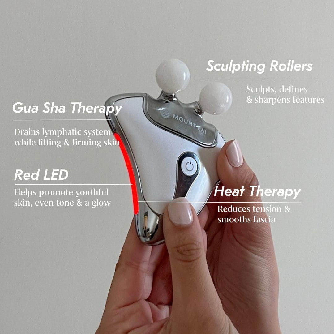 - the Vitality Qi LED Gua Sha Device | LED Light Therapy for Face | Gua Sha Facial Tools for Firming, Lifting, Sculpting, Anti-Aging, Tension-Melting | Face Lift Device Heat Therapy