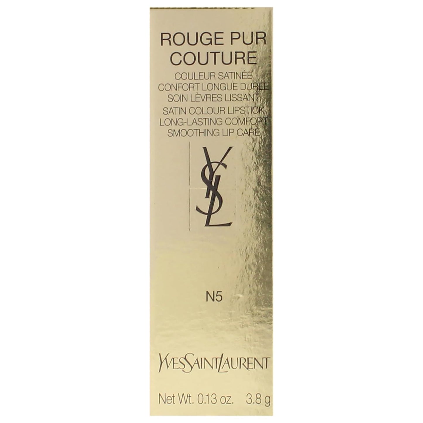 Rouge Pur Couture Satin Lipstick - N5 Tribute Nude for Women - 0.13 Oz Lipstick