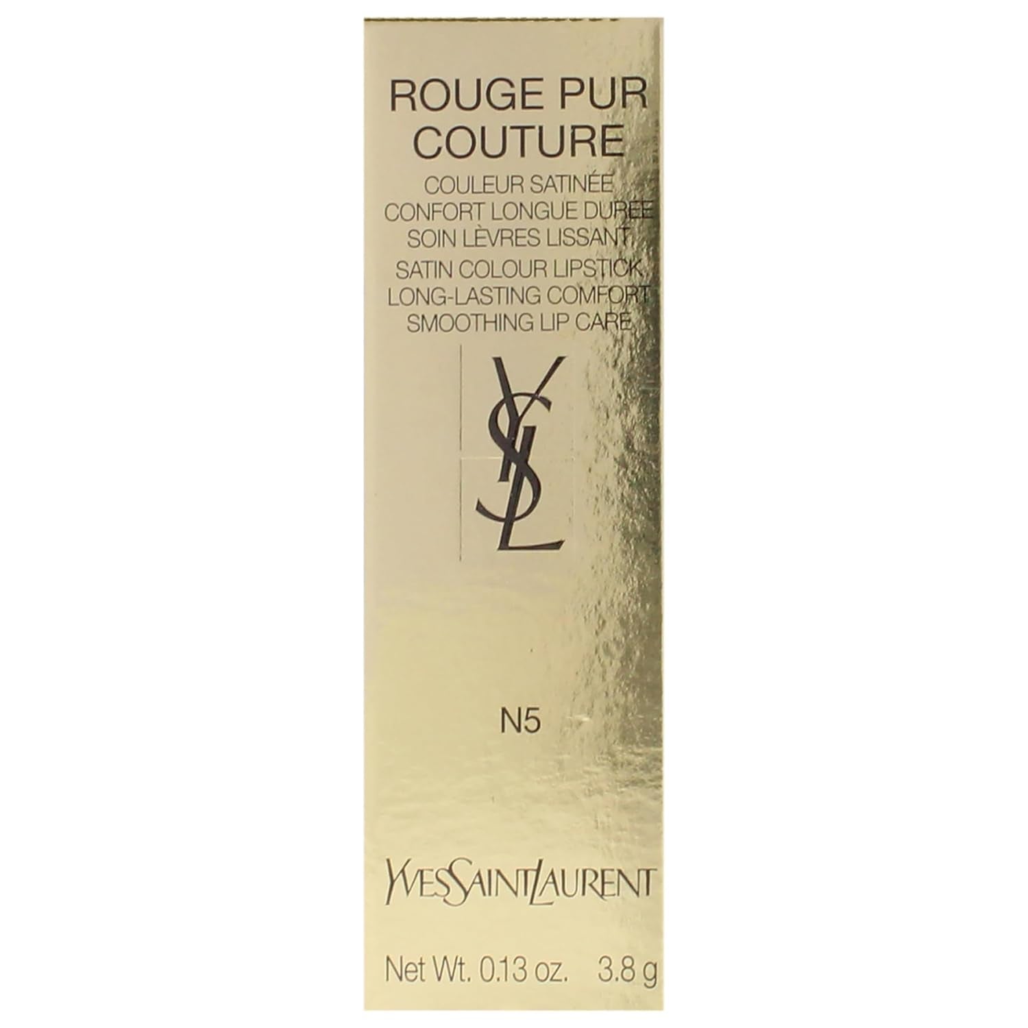 Rouge Pur Couture Satin Lipstick - N5 Tribute Nude for Women - 0.13 Oz Lipstick
