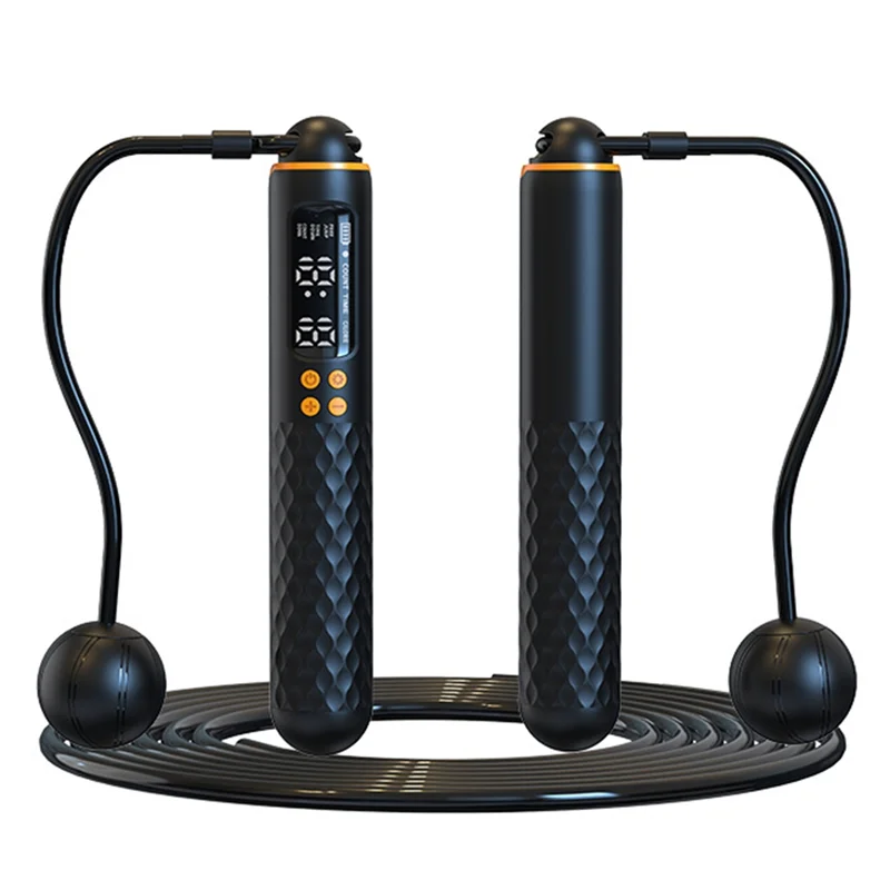 Intelligent Counting Skipping Rope Weight-Bearing Ropeless Dual-Purpose Fitness Exercise Steel Wire-T34C