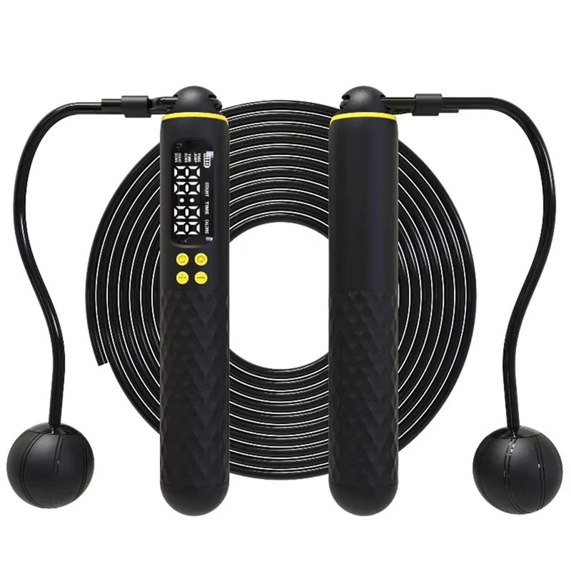 Intelligent Counting Skipping Rope Weight-Bearing Ropeless Dual-Purpose Fitness Exercise Steel Wire-T34C