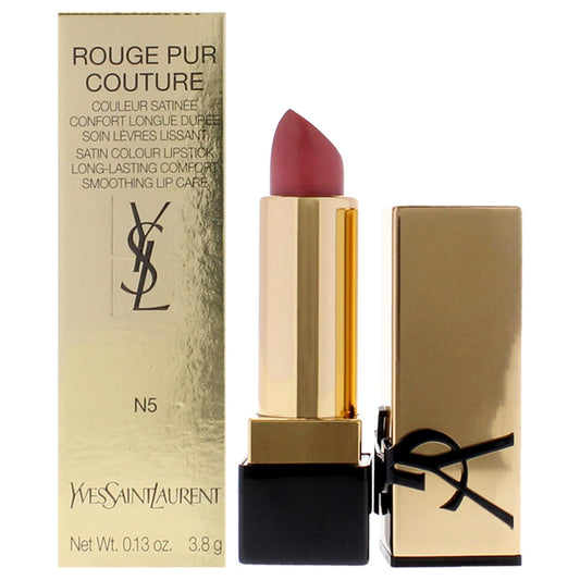 Rouge Pur Couture Satin Lipstick - N5 Tribute Nude for Women - 0.13 Oz Lipstick