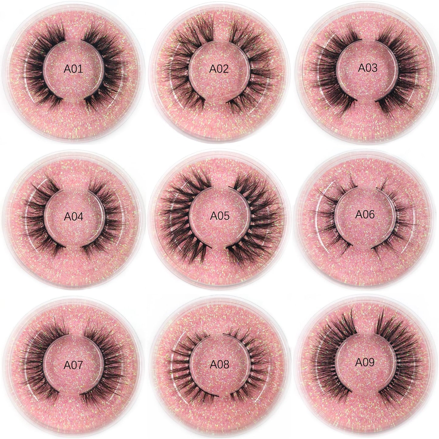 Wholesale Fales Eyelashes, Mink Lashes Thick 5D Volume Natural Fake Lashes Pack(10 Pairs)