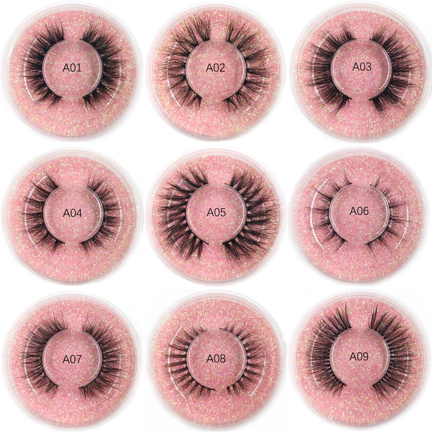 Wholesale Fales Eyelashes, Mink Lashes Thick 5D Volume Natural Fake Lashes Pack(10 Pairs)