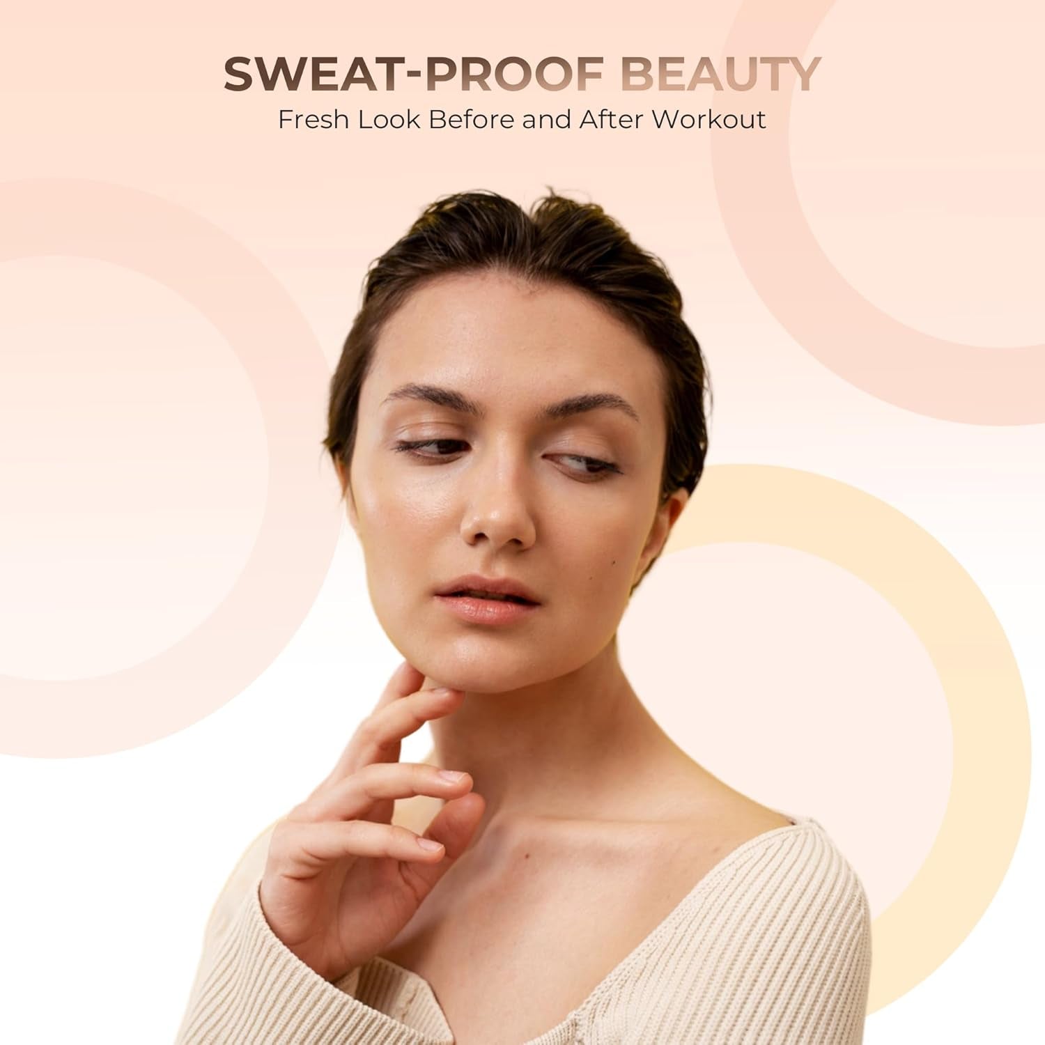 (SPF 30) (7 PC) (20Gms)(Warm Neutral Shade Makeup Kit with FACE Brush) Includes Foundation Makeup Powder, Medium Concealer Powder, Peach Blush, Bronzer Powder, Primer Powder, White Finishing Powder