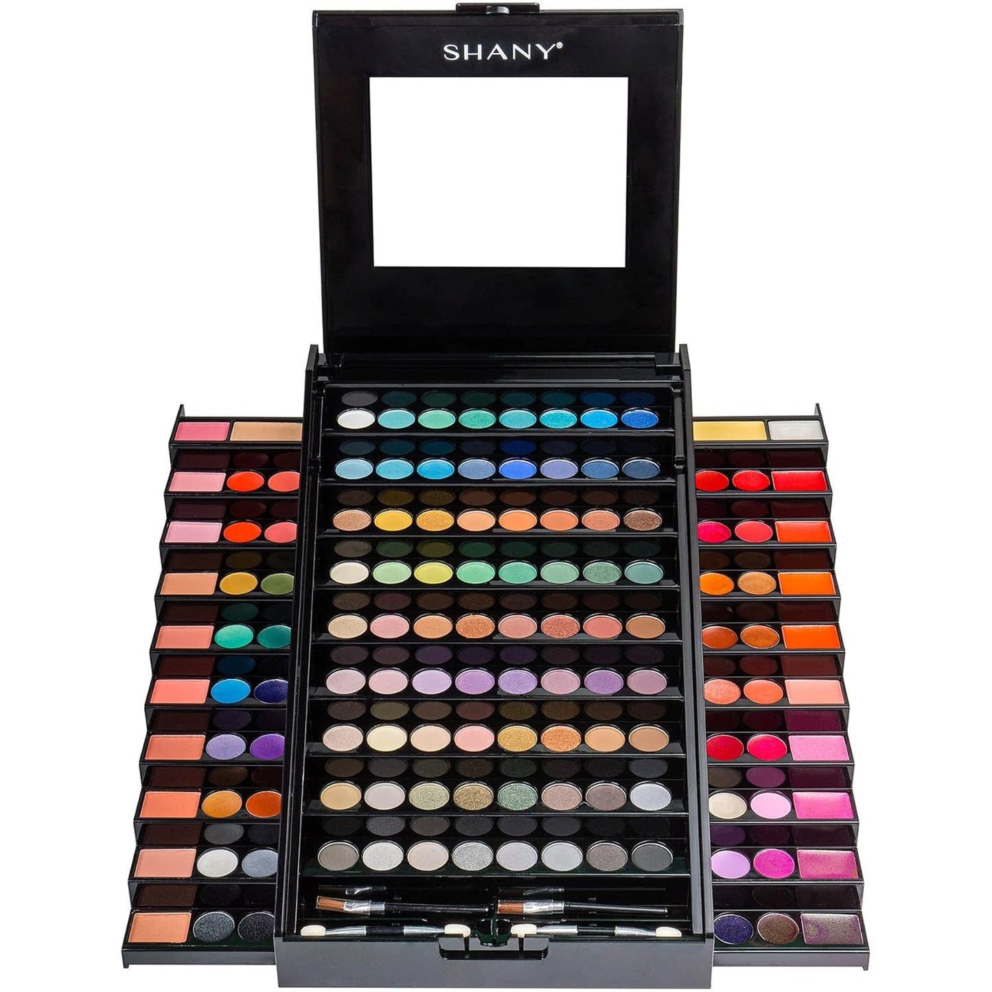 Elevated Essentials Makeup Set - All-In-One Makeup Kit with 72 Eyeshadows, 28 Lip Colors, 18 Gel Eyeliners, 10 Blushes, 1 Eye Primer, and 1 Cream Concealer