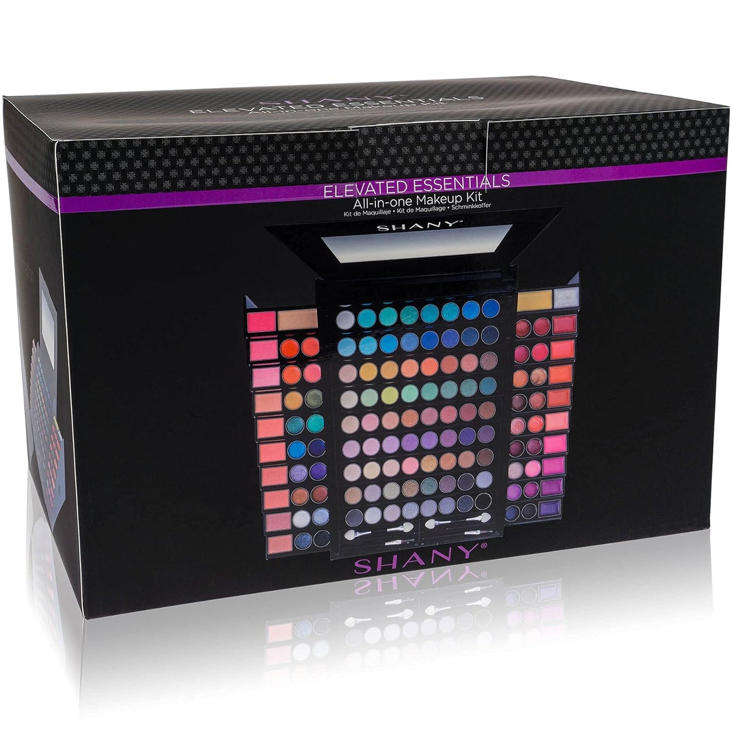 Elevated Essentials Makeup Set - All-In-One Makeup Kit with 72 Eyeshadows, 28 Lip Colors, 18 Gel Eyeliners, 10 Blushes, 1 Eye Primer, and 1 Cream Concealer