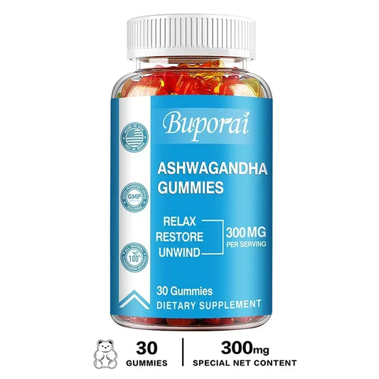 Ashwagandha Gummies - Enhance Immunity, Reduce Cortisol Level, Control Appetite and Improve Sleep Quality